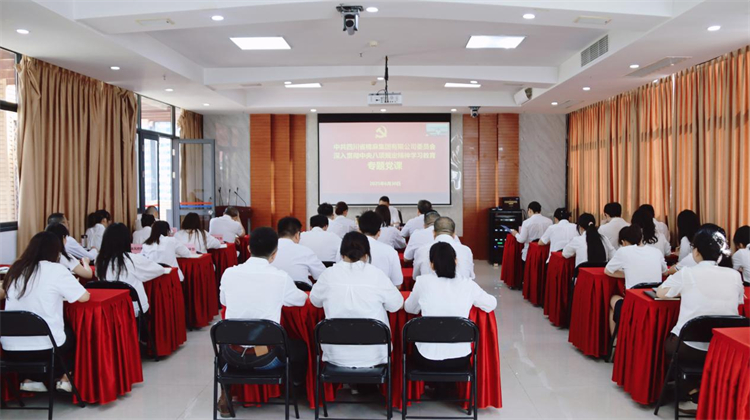 集團公司黨委書記圍繞深入貫徹中央八項規(guī)定精神講授專題黨課